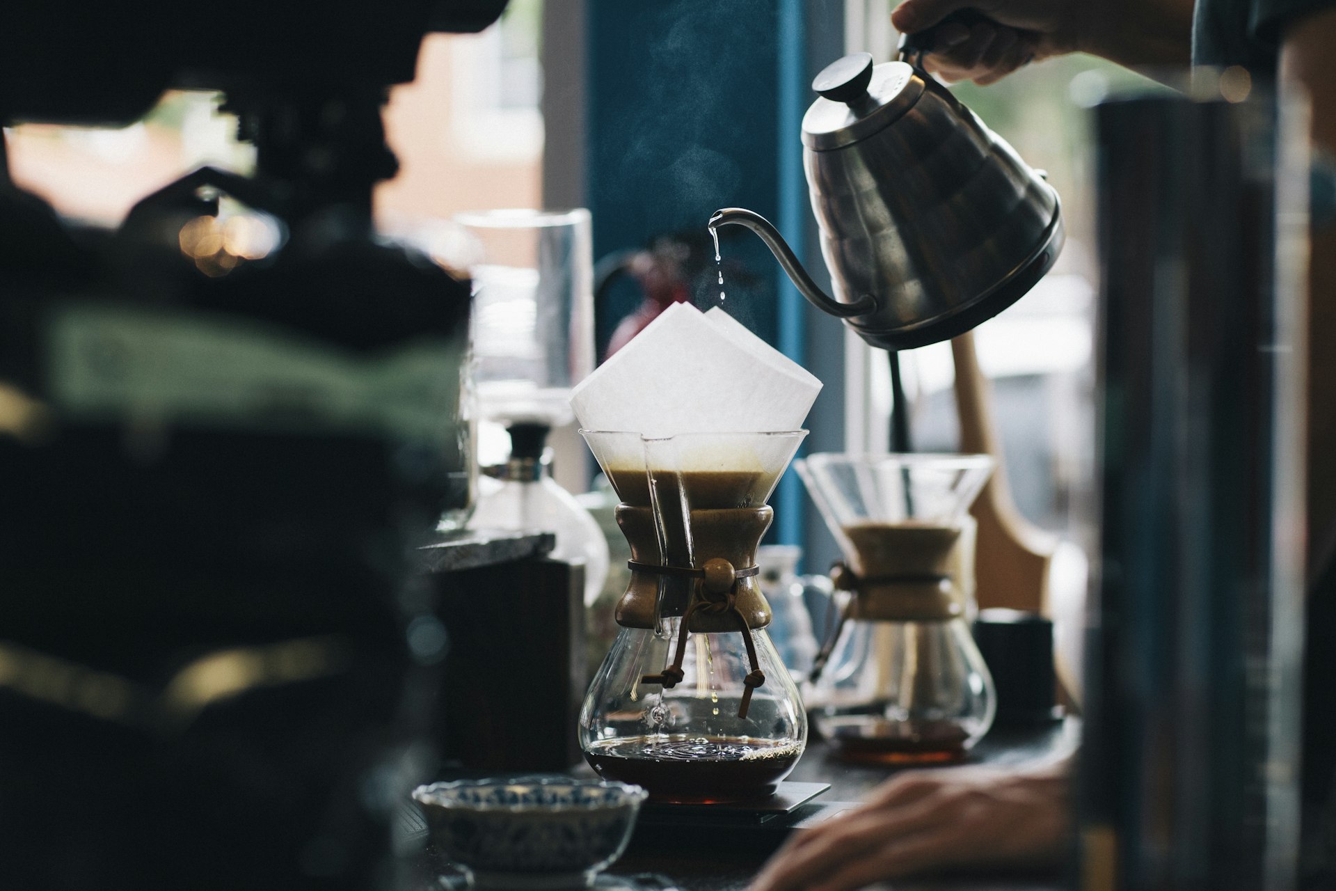 Coffee brewing process