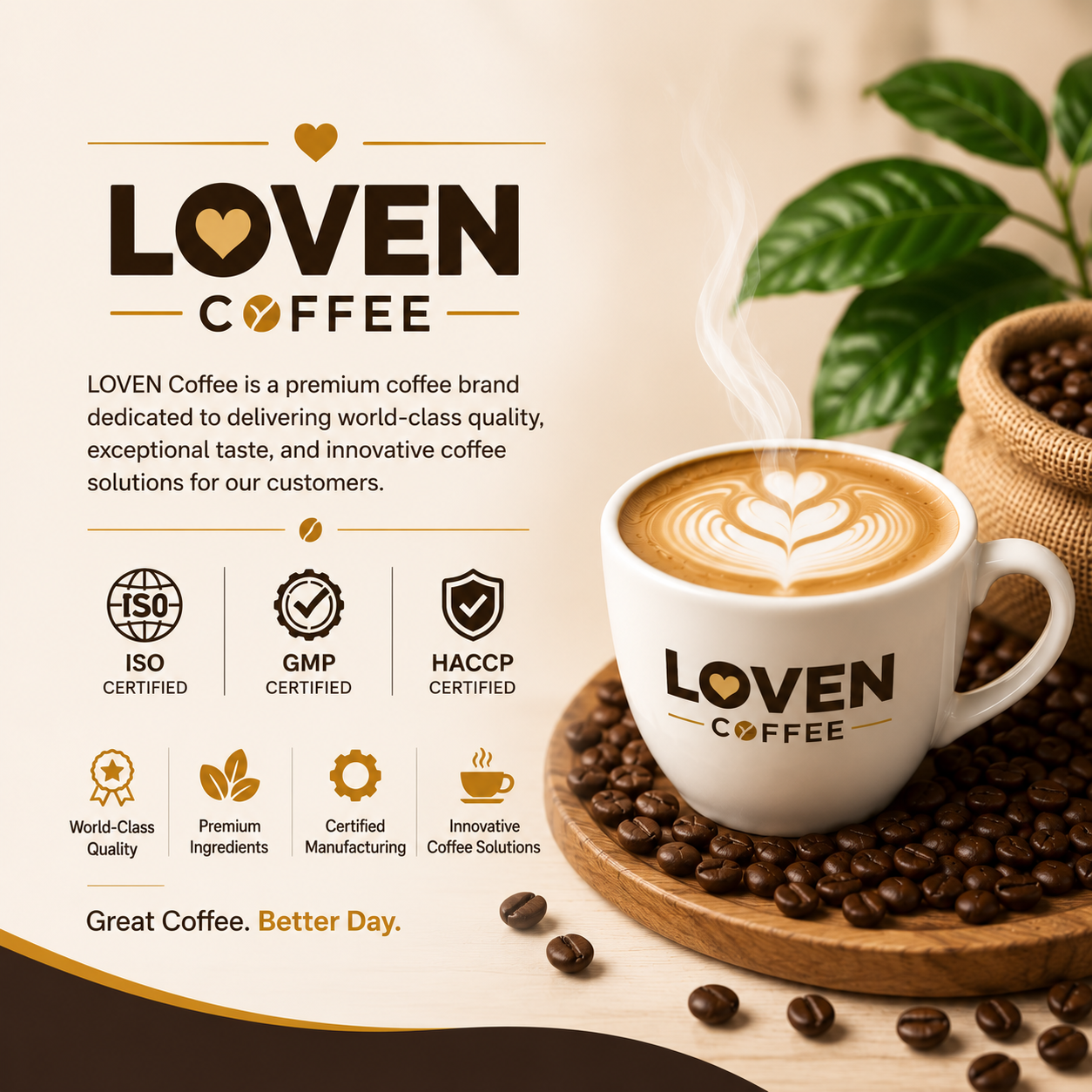 Barista crafting a coffee with passion