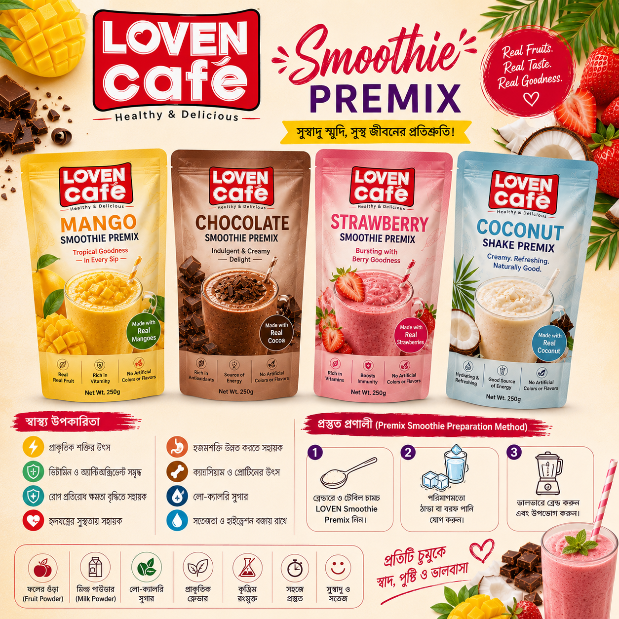 LOVEN CAFE SMOOTHIE PREMIX